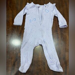 Carter’s Purple Butterfly 2 Way Zip Sleep & Play (6-9M)